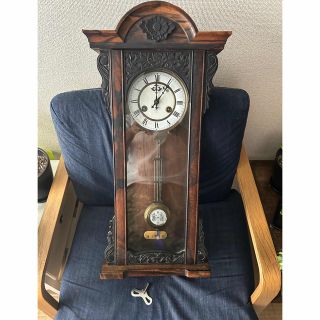 昭和レトロ 当時物 ユンハンス JUNGHANS ガラス 掛時計 resonic 好きに