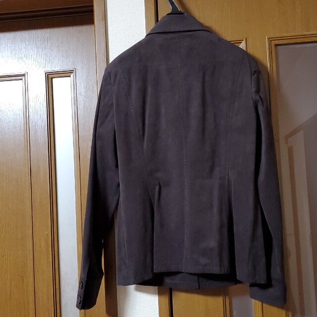 未使用⭐23区　シャツジャケット　人工皮革　スウェード38