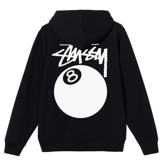 STUSSY ステューシー スウェット パーカー プルオーバー Ｌ8ball