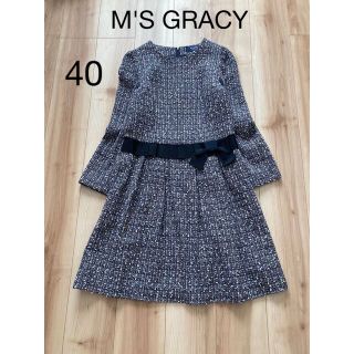 M'S GRACY - M'S GRACY*カタログ掲載*ハートレースドレスの通販 by