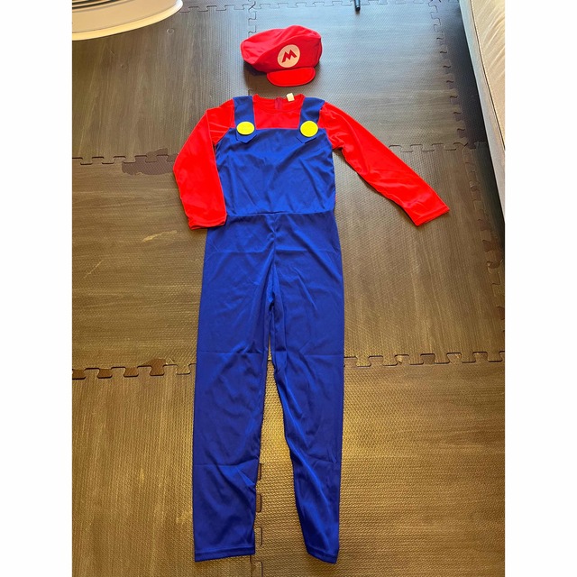 マリオのコスプレ　子供　ハロウィン エンタメ/ホビーのおもちゃ/ぬいぐるみ(キャラクターグッズ)の商品写真