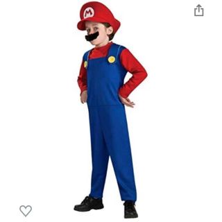 マリオのコスプレ　子供　ハロウィン(キャラクターグッズ)