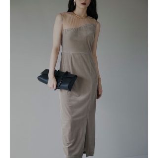 Ameri VINTAGE - AMERI(アメリ) 2WAY CURVE VELOURS DRESSの通販 by