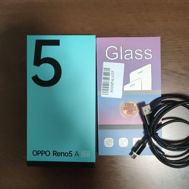 OPPO Reno5 A ブルー デュアルSIM （DSDV）eSIMおまけ付き