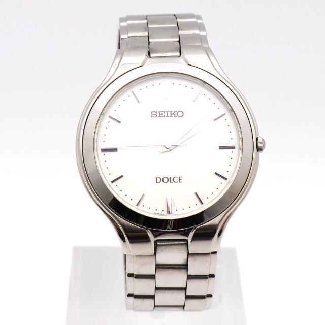 《美品》SEIKO Dolce 腕時計 シルバー クォーツ 薄型 ヴィンテージ