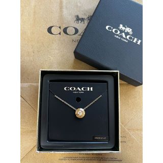 コーチ(COACH)の【新品】コーチCOACH　オープンサークルネックレス　ローズゴールド(ネックレス)