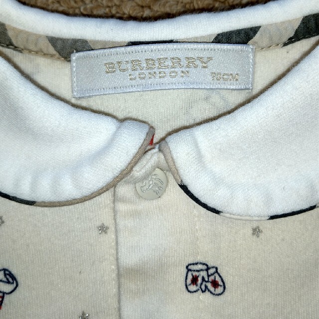 BURBERRY(バーバリー)のBURBERRY 70cm キッズ/ベビー/マタニティのベビー服(~85cm)(カバーオール)の商品写真