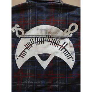 UNDERCOVER - UNDERCOVER 2003SS SCAB期バックプリント有刺鉄線五分丈 UNDERCOVER - UNDERCOVER 2003SS SCAB期バックプリント有刺鉄線五分丈