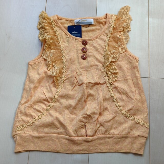 PRIMO✢フリル付きカットソー キッズ/ベビー/マタニティのキッズ服女の子用(90cm~)(Tシャツ/カットソー)の商品写真