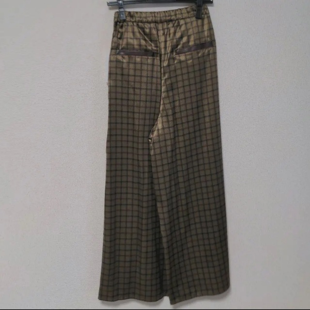 New yorker vintage check slacks pants