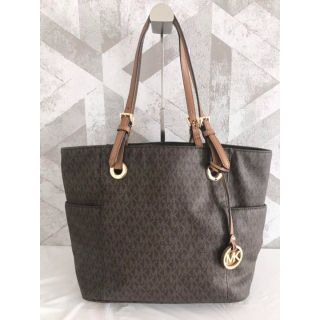 Michael Kors - 【美品】MICHAEL KORS マイケルコース MK柄 PVC トートバッグ