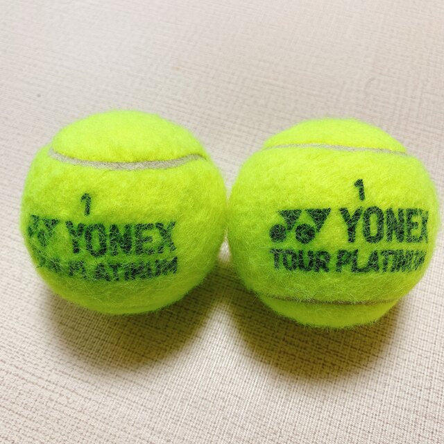 YONEX - ヨネックス ツアープラチナム テニスボール2個の通販 by ...