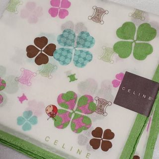 セリーヌ(celine)の値下げ📌セリーヌ☆大判ハンカチーフ🐞🍀(ハンカチ)