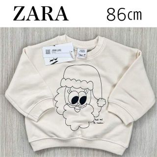 ザラ(ZARA)の【新品】ZARA サンタクロース スエット(Tシャツ/カットソー)