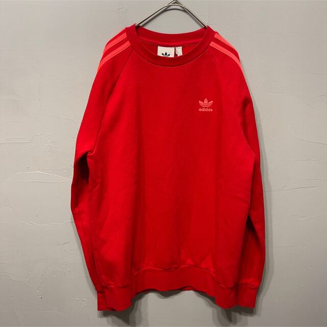 adidas - 美品) アディダス 赤 スウェット 裏起毛 Mサイズ adidas - 美品) アディダス 赤 スウェット 裏起毛 Mサイズ