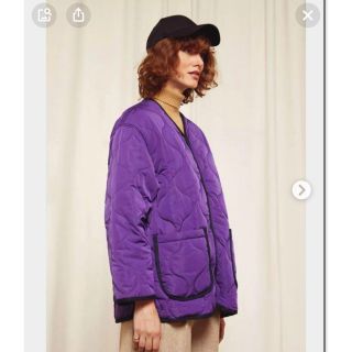 ビューティアンドユースユナイテッドアローズ(BEAUTY&YOUTH UNITED ARROWS)のスティーブンアラン購入　パープル　アウター(ダウンジャケット)