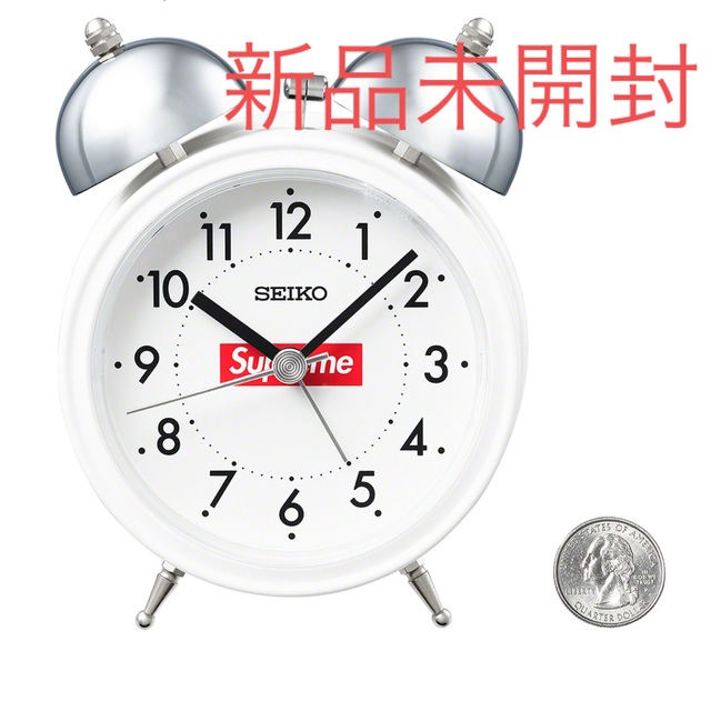 新品未使用 Supreme Seiko Alarm Clock 目覚まし時計