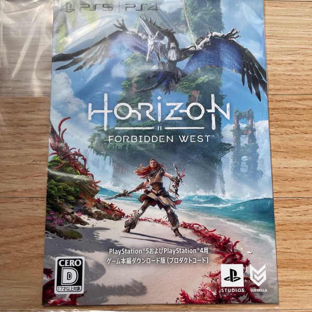 PlayStation(プレイステーション)のHorizon Forbidden West ホライゾン プロダクトコード DL エンタメ/ホビーのゲームソフト/ゲーム機本体(家庭用ゲームソフト)の商品写真