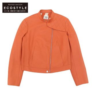 HERMES エルメス コート オレンジ 90s-