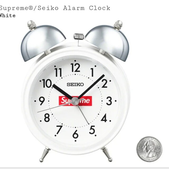 インテリア/住まい/日用品Supreme　Seiko Alarm Clock