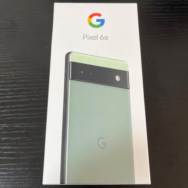 Google(グーグル)のGoogle Pixel 6a Sage 128 GB スマホ/家電/カメラのスマートフォン/携帯電話(スマートフォン本体)の商品写真