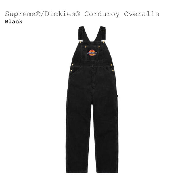 Supreme Dickies Corduroy Overalls black - その他