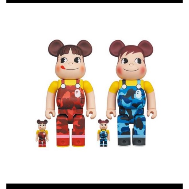 円高還元 BE@RBRICK BAPE×ペコちゃん & ポコちゃん100%400% その他