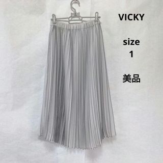 ビッキー(VICKY)のVICKY　ビッキー　ロングスカート　プリーツスカート　フレアスカート(ロングスカート)