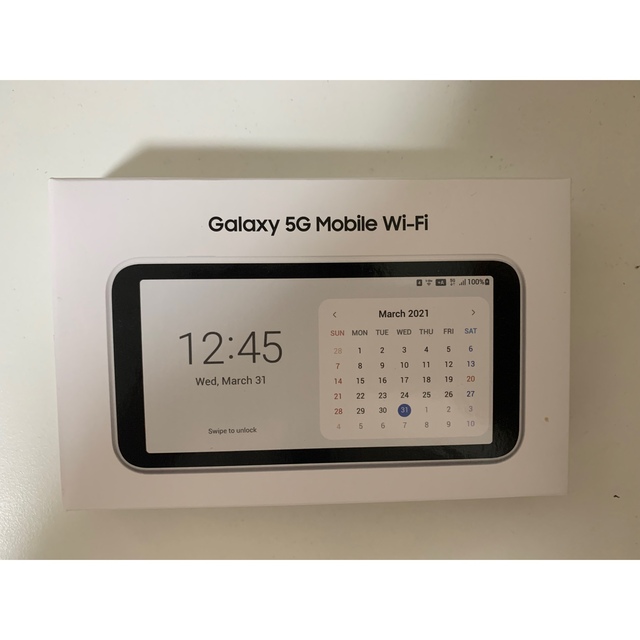 SAMSUNG Galaxy 5G Mobile Wi-Fi SCR01GALAXYカラーホワイト