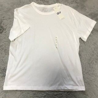 ジーユー(GU)のGU   白Tシャツ(Tシャツ(半袖/袖なし))