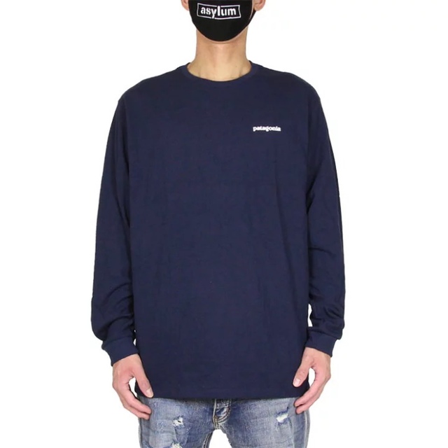 patagonia ロンT LONG-SLEEVED P-6 ネイビー XL