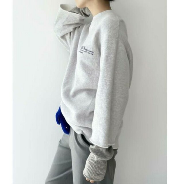 L'Appartement DEUXIEME CLASSE(アパルトモンドゥーズィエムクラス)のAmericana アメリカーナ Halfsleeve Logo Sweat レディースのトップス(トレーナー/スウェット)の商品写真