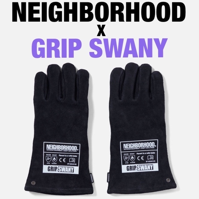 NEIGHBORHOOD(ネイバーフッド)の新品未開封 NEIGHBORHOOD X GRIP SWANY タキビグローブ メンズのファッション小物(手袋)の商品写真