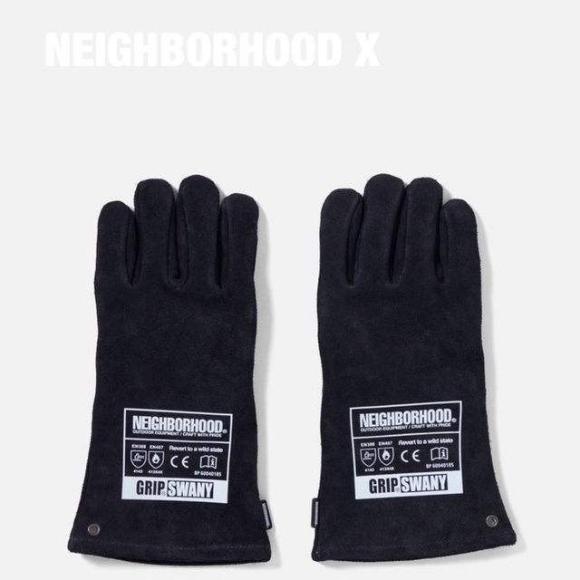 NEIGHBORHOOD(ネイバーフッド)の新品未開封 NEIGHBORHOOD X GRIP SWANY タキビグローブ メンズのファッション小物(手袋)の商品写真