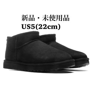 アグ(UGG)のUGG アグ CLASSIC ULTRA MINI ウルトラミニ ブラック(ブーツ)