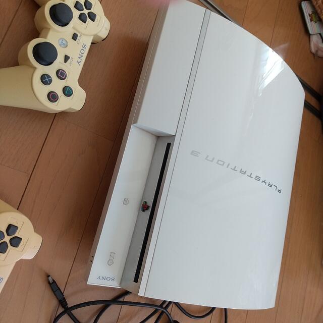 PlayStation3(プレイステーション3)のプレステ3 ホワイト 40gb SONY PlayStation3 CECHH0 エンタメ/ホビーのゲームソフト/ゲーム機本体(家庭用ゲーム機本体)の商品写真