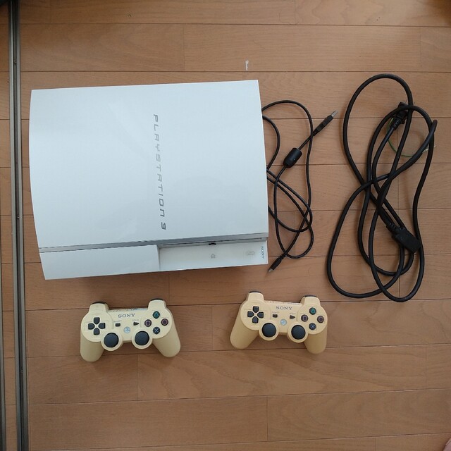 PlayStation3(プレイステーション3)のプレステ3 ホワイト 40gb SONY PlayStation3 CECHH0 エンタメ/ホビーのゲームソフト/ゲーム機本体(家庭用ゲーム機本体)の商品写真