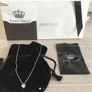 ジャスティンデイビス(Justin Davis)のJustin davis ジャスティンデイビス ネックレス シルバー　正規品(ネックレス)