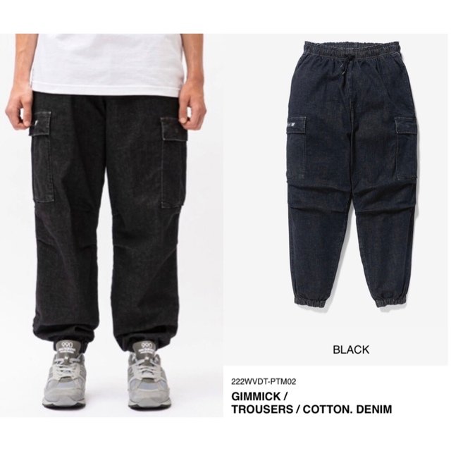 INDIGO L 22AW WTAPS GIMMICK / TROUSERS /