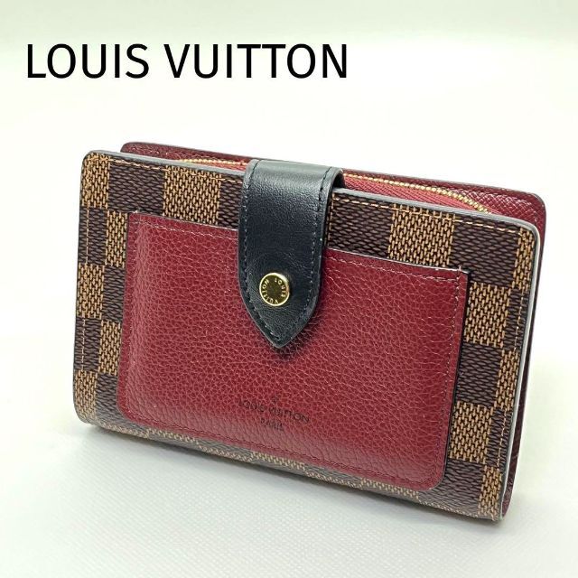 LOUIS VUITTON - LOUIS VUITTON  ダミエ　ポルトフォイユ　ジュリエット　二つ折り財布