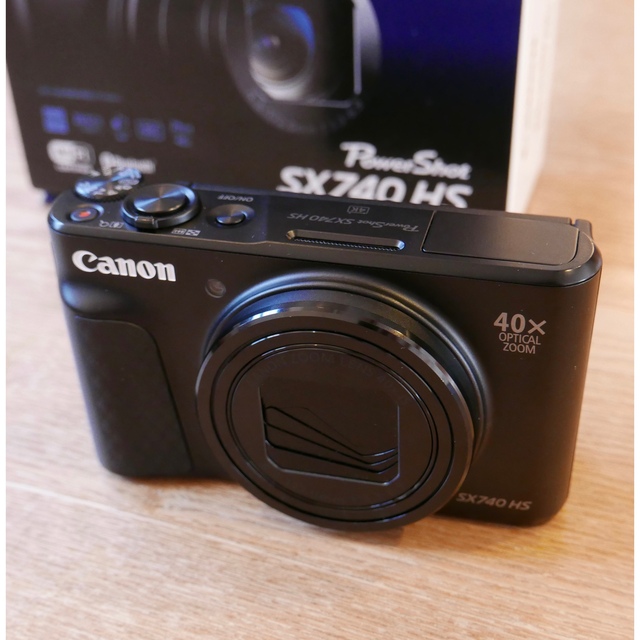 【週末特価】美品CanonデジカメPowerShot SX740 HS光学40倍