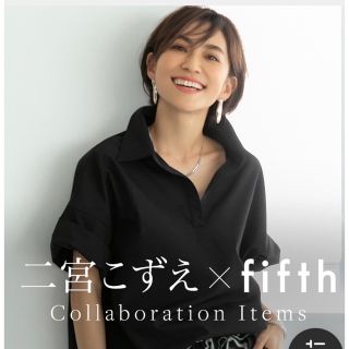 フィフス(fifth)のfifth 半袖シャツ　M ブラック(シャツ/ブラウス(半袖/袖なし))