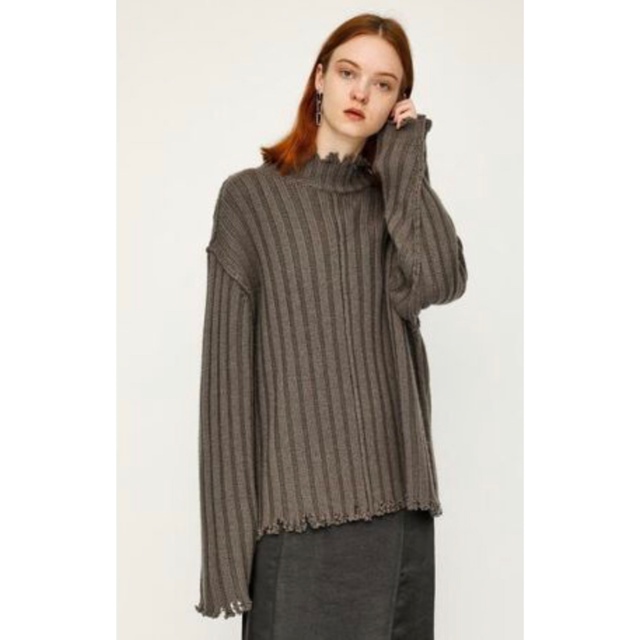 SLY スライ CRASHED TURTLE NECK L／G トップス ニット