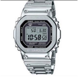 カシオ(CASIO)の3個ｾｯﾄ)G-SHOCK GMW-B5000D-1JF フルメタル シルバー(腕時計(デジタル))