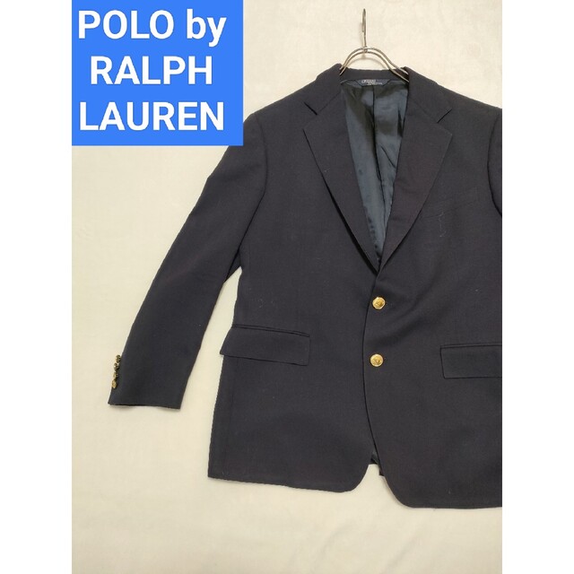 POLO RALPH LAUREN(ポロラルフローレン)のポロラルフローレン　テーラードジャケット　紺ブレザー　POLO SPORT メンズのジャケット/アウター(テーラードジャケット)の商品写真