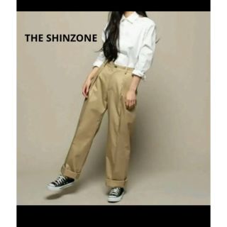 シンゾーン(Shinzone)のザシンゾーン　ワイドレッグチノパンツ　　　　　WIDELEG PANTS(カジュアルパンツ)