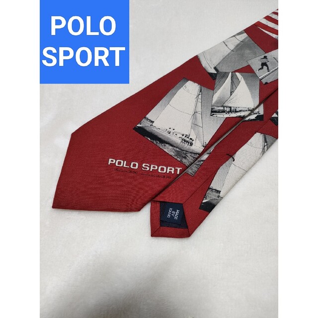 POLO SPORT ポロラルフローレン　星条旗　ビンテージネクタイ　シルク