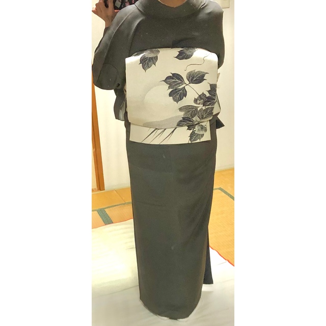 お値引き❣️江戸小紋❤︎海松茶(みるちゃ色)市松・行儀 逸品 福袋