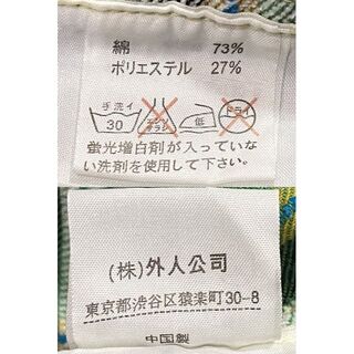 ＊ガイジンメイド BLUE GEM チェック パッチワーク ネルシャツ 2/M