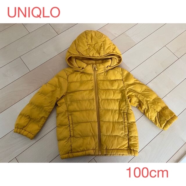 UNIQLO(ユニクロ)のユニクロ　ダウン　キッズアウター　100cm キッズ/ベビー/マタニティのキッズ服男の子用(90cm~)(ジャケット/上着)の商品写真